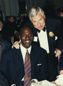 Dean Smith and Michael Jordan